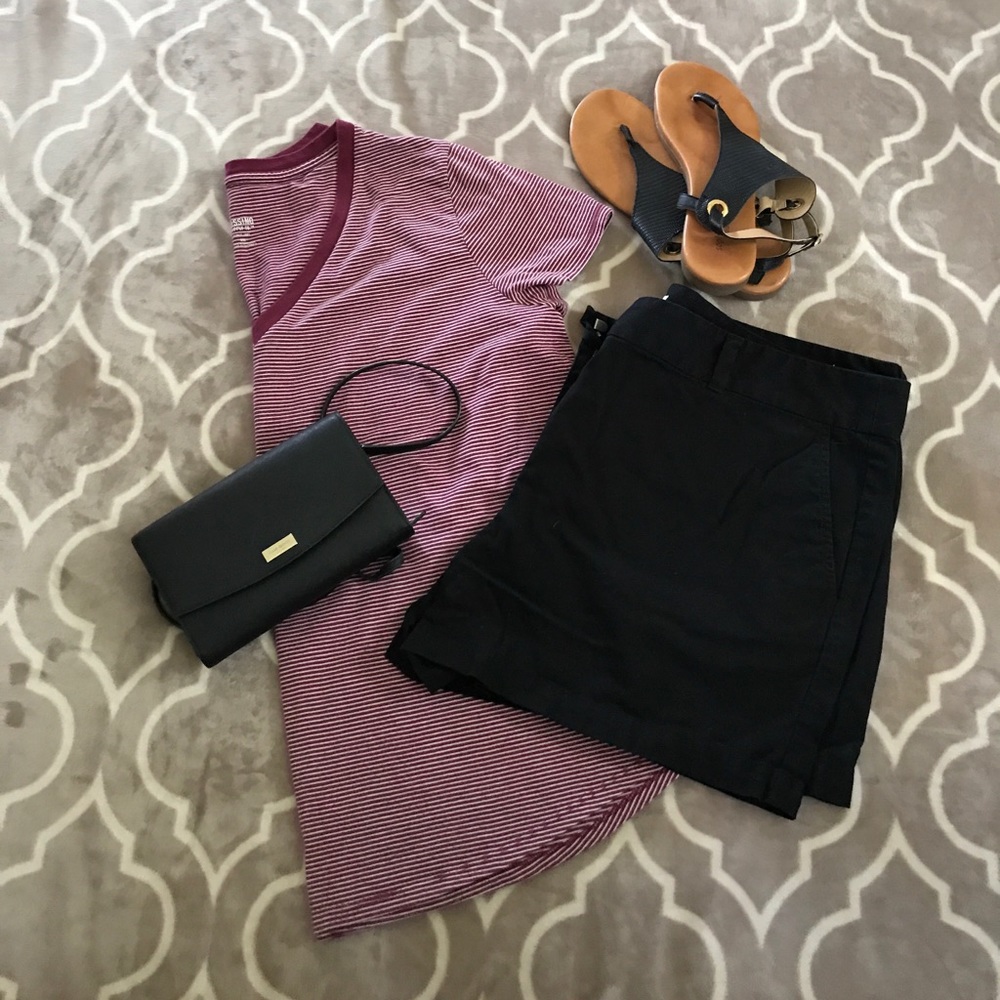 Loft 4” Shorts Black Size 16